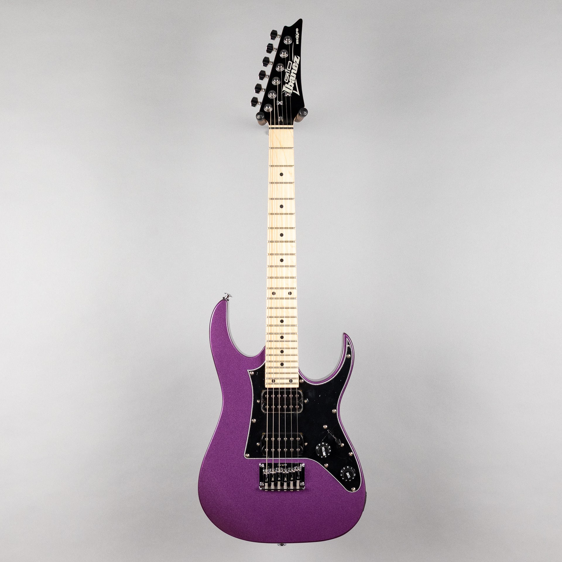 Ibanez GRGM21M mikro Electric Guitar, Metallic Purple – Carlton
