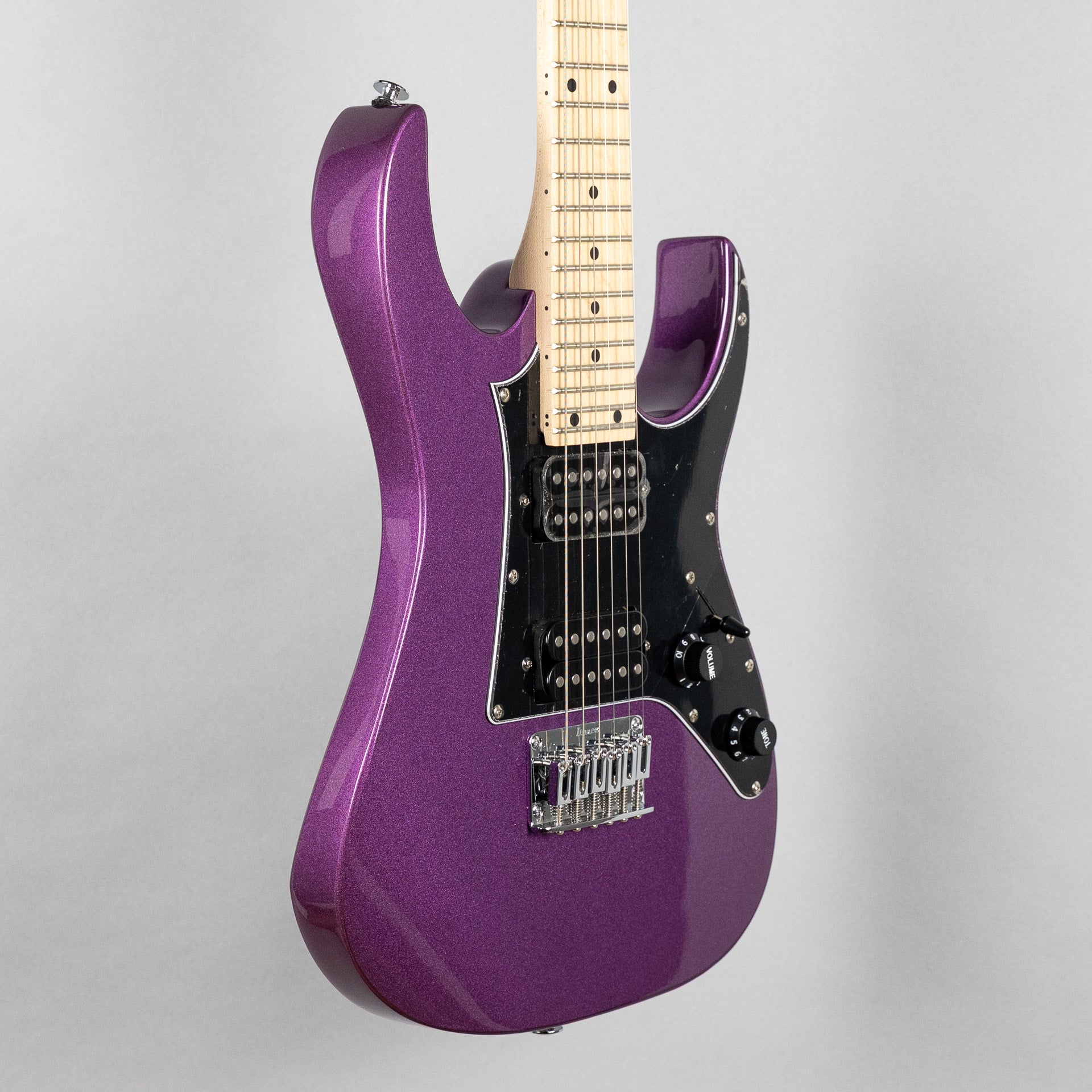 Ibanez GRGM21M mikro Electric Guitar, Metallic Purple – Carlton