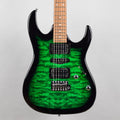 Ibanez GRX70QA RG Gio Electric Guitar, Emerald Green Burst