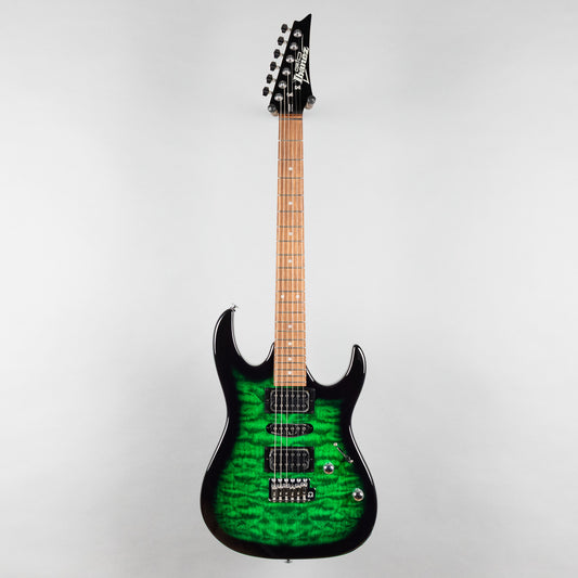 Ibanez GRX70QA RG Gio Electric Guitar, Emerald Green Burst