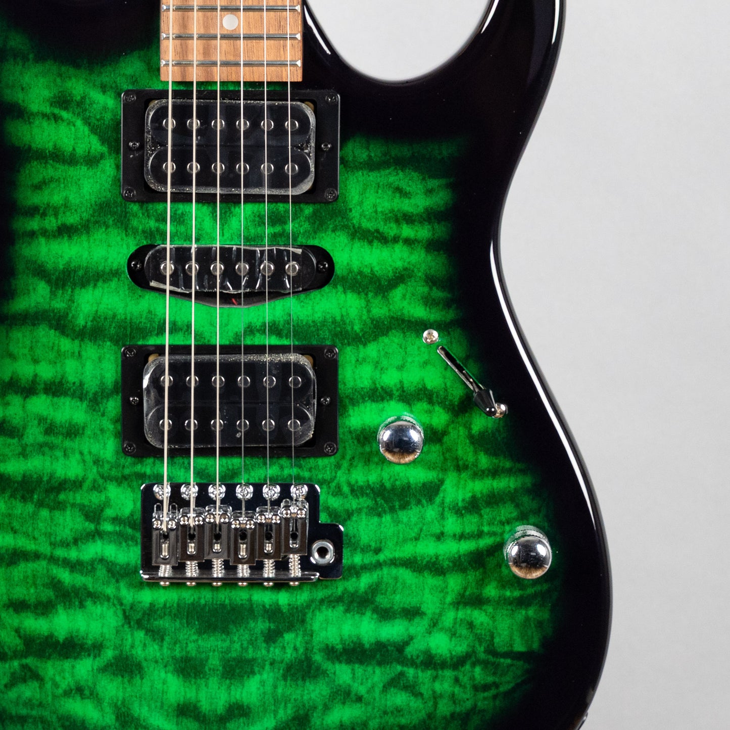 Ibanez GRX70QA RG Gio Electric Guitar, Emerald Green Burst