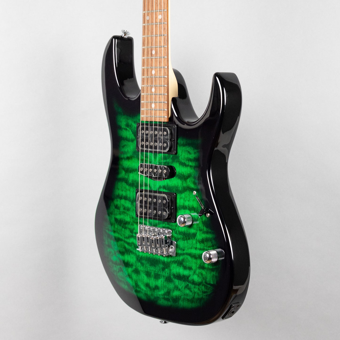 Ibanez GRX70QA RG Gio Electric Guitar, Emerald Green Burst