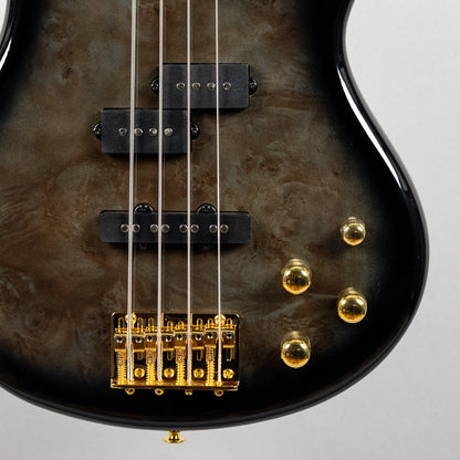 Ibanez GSR200PC SR Gio 4-String Bass, Transparent Pale Black Burst