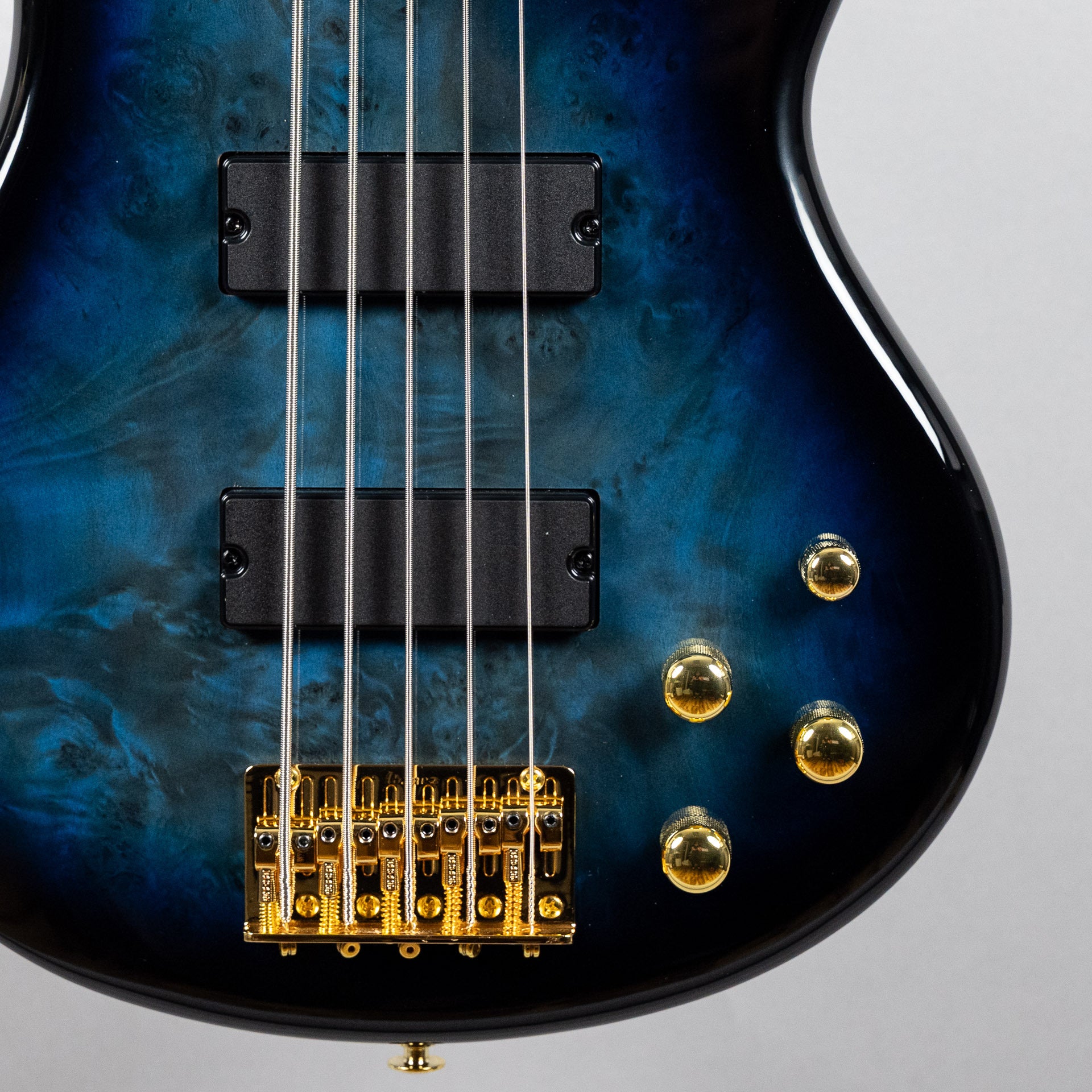 Ibanez GSR205PC SR Gio 5-String Bass, Transparent Marine Burst