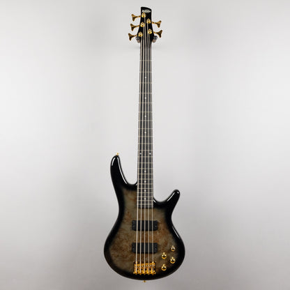 Ibanez GSR205PC SR Gio 5-String Bass, Transparent Pale Black Burst