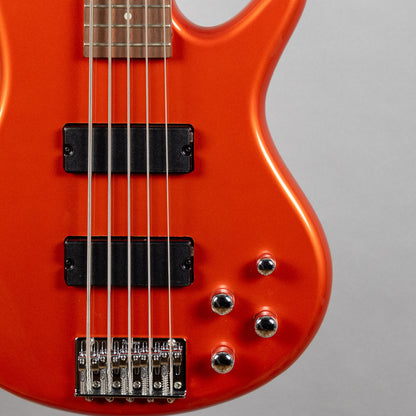 Ibanez GSR205 SR Gio 5-String Bass, Roadster Orange Metallic