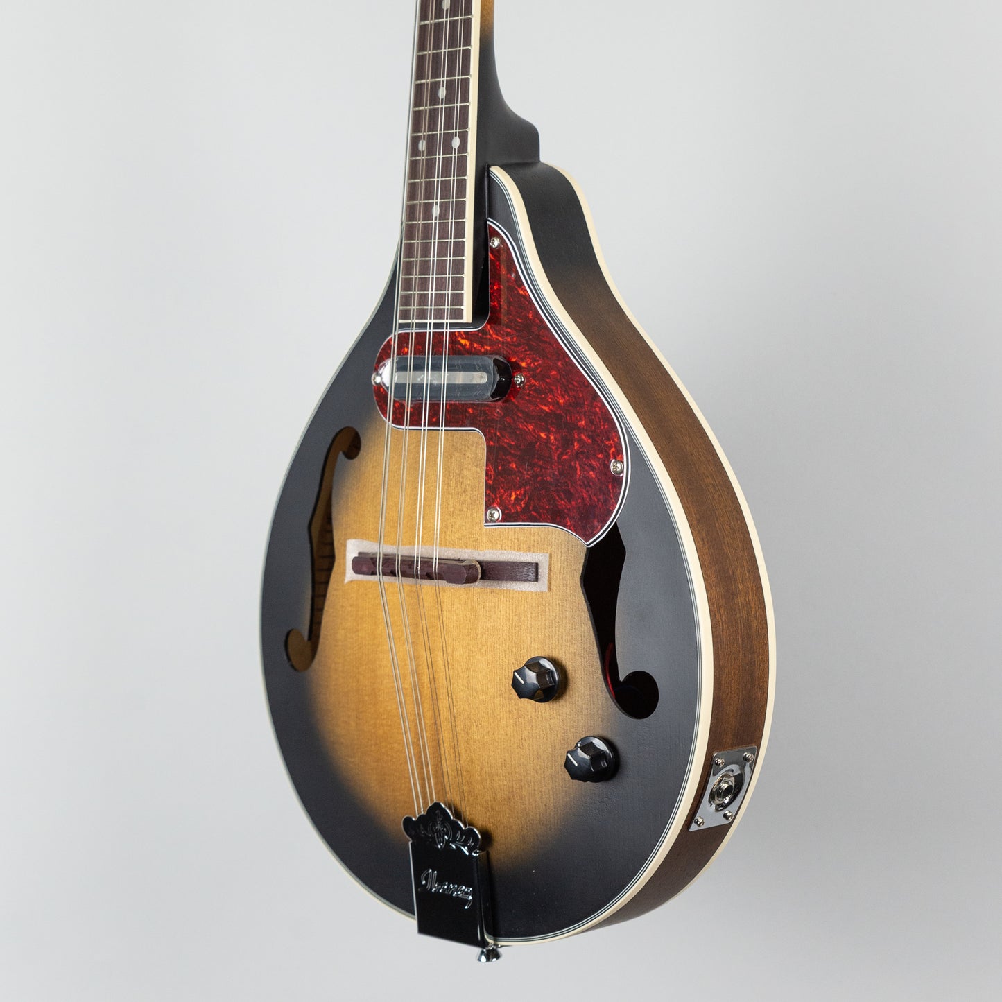 Ibanez M510E Mandolin with Pickup, Open Pore Vintage Sunburst