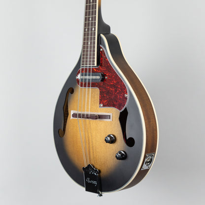 Ibanez M510E Mandolin with Pickup, Open Pore Vintage Sunburst