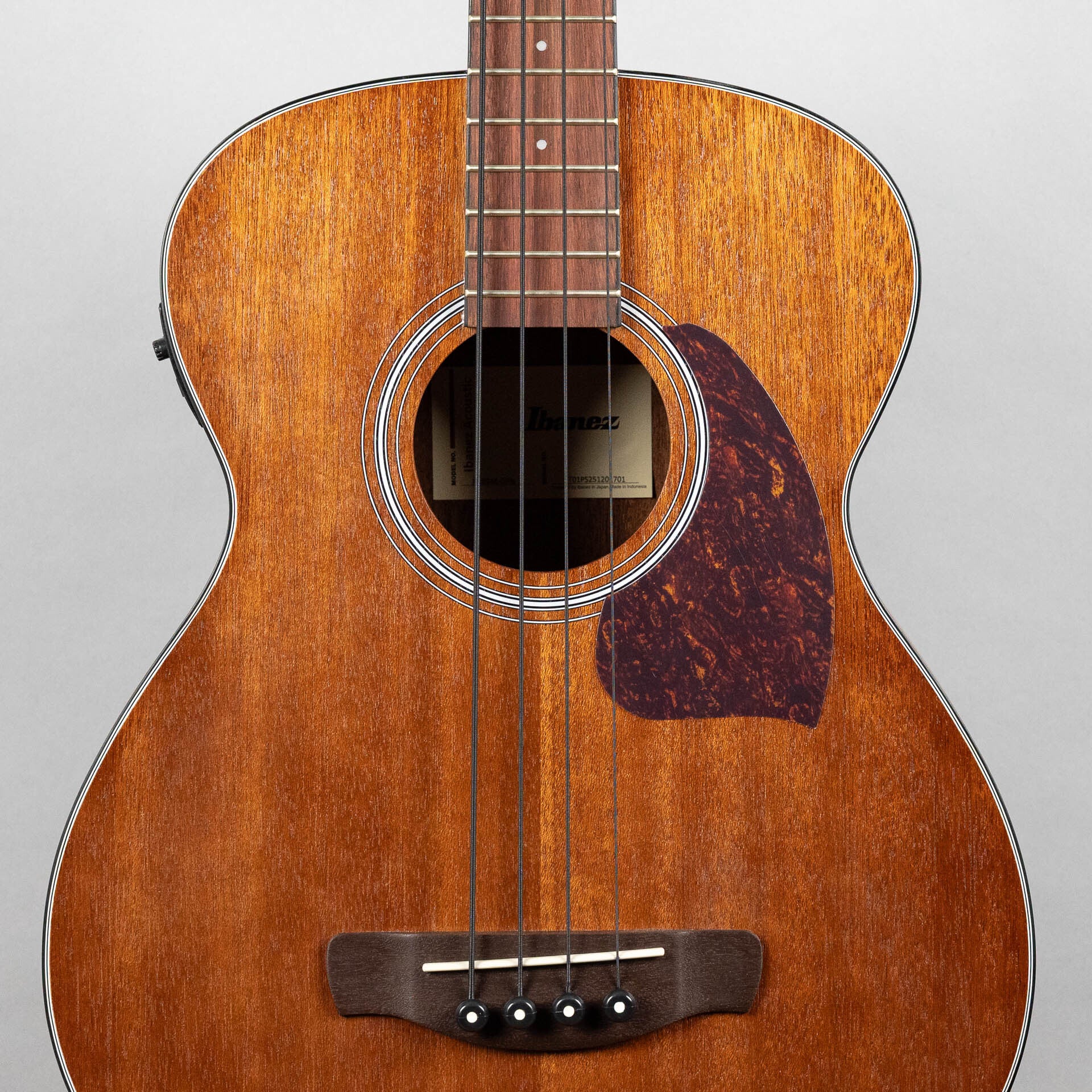 Ibanez PCB54E 4-String Acoustic Bass Guitar, Open Pore Natural