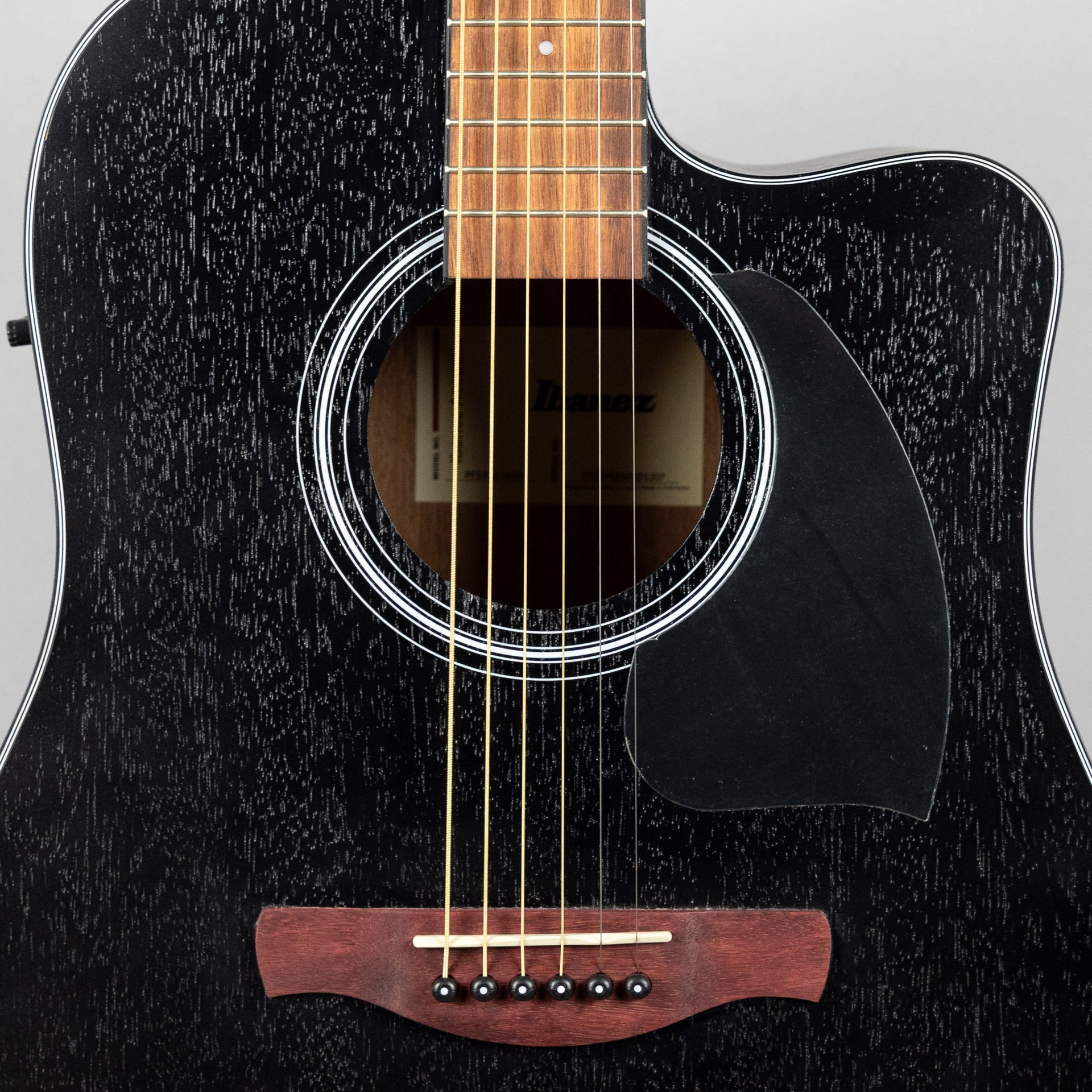 Ibanez PF54CE Dreadnought Acoustic, Weathered Black Top
