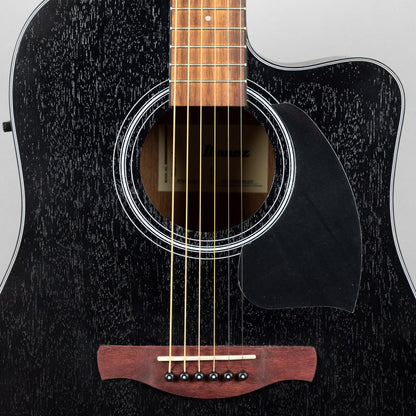 Ibanez PF54CE Dreadnought Acoustic, Weathered Black Top