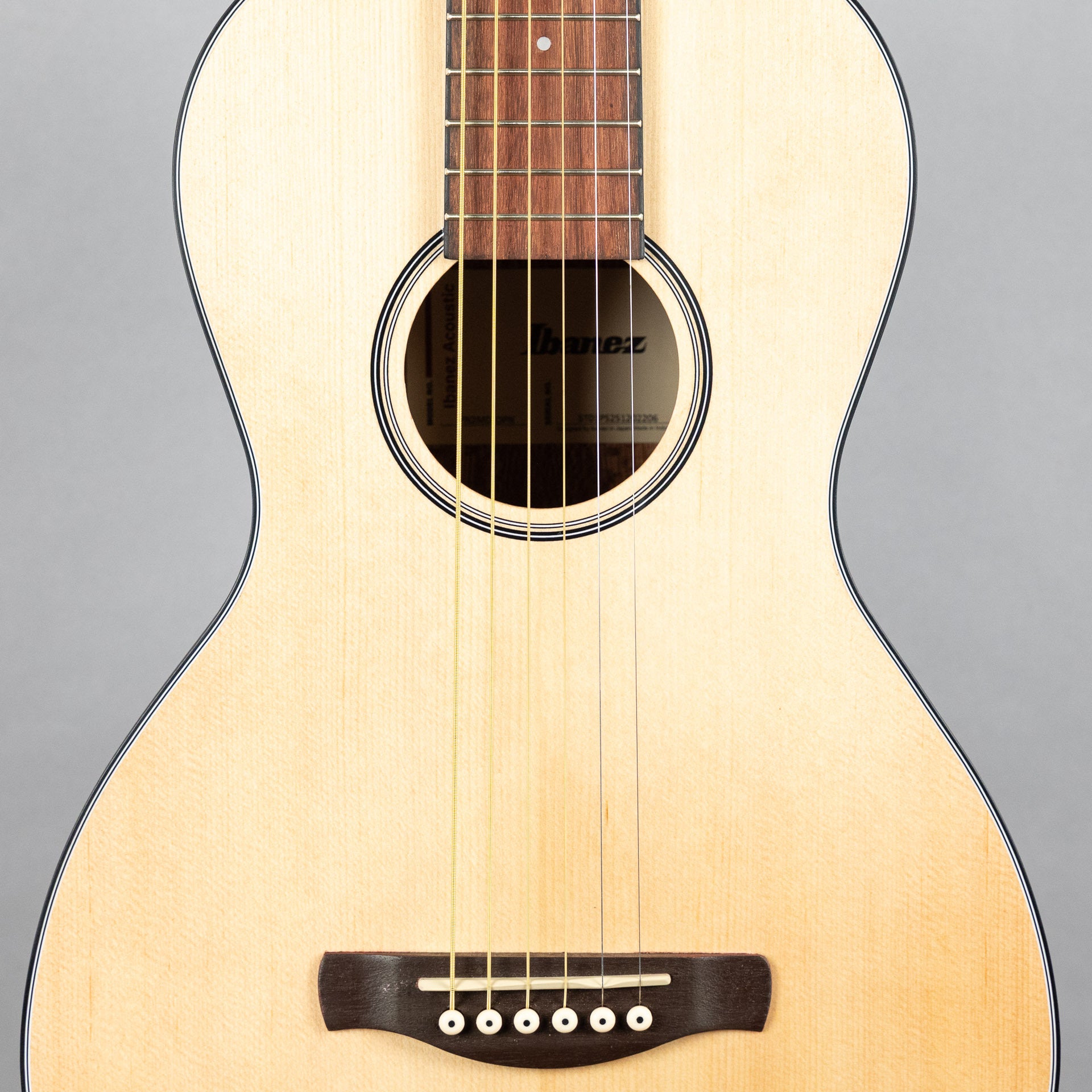 Ibanez PN2MD Parlor Acoustic Guitar, Open Pore Natural