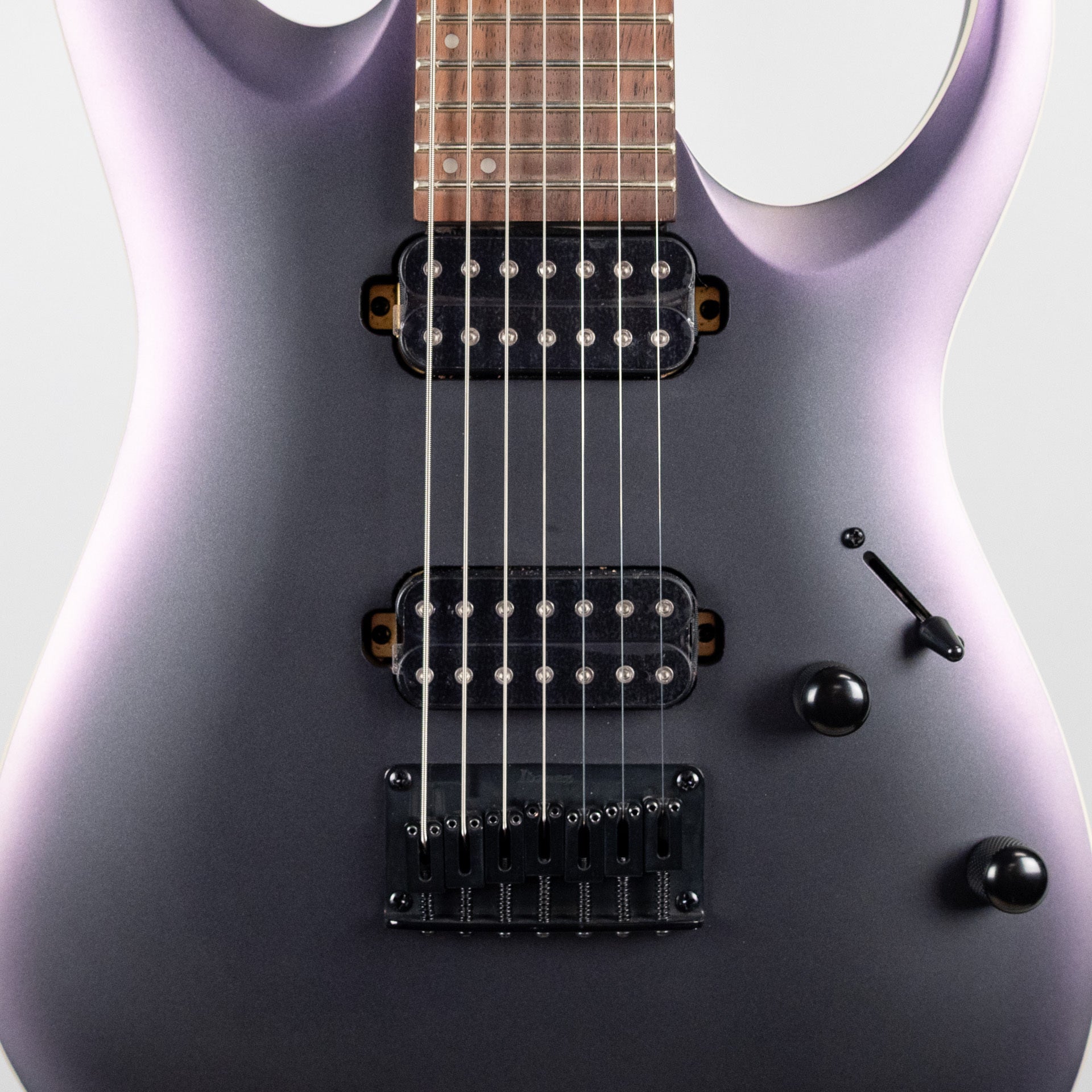 Ibanez RGA742EX RG Standard 7-String Electric Guitar, Black Aurora Burst Matte