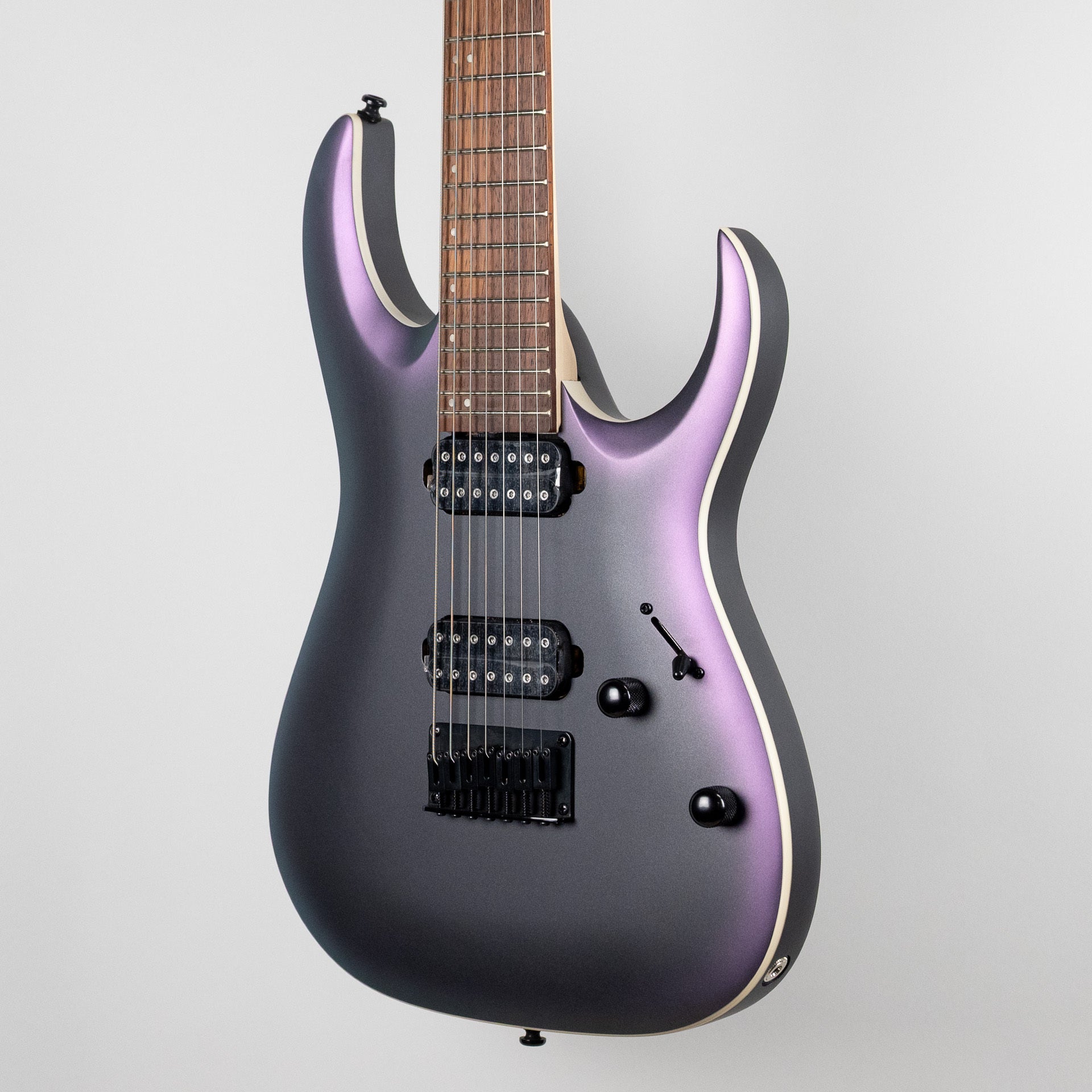 Ibanez RGA742EX RG Standard 7-String Electric Guitar, Black Aurora Burst Matte