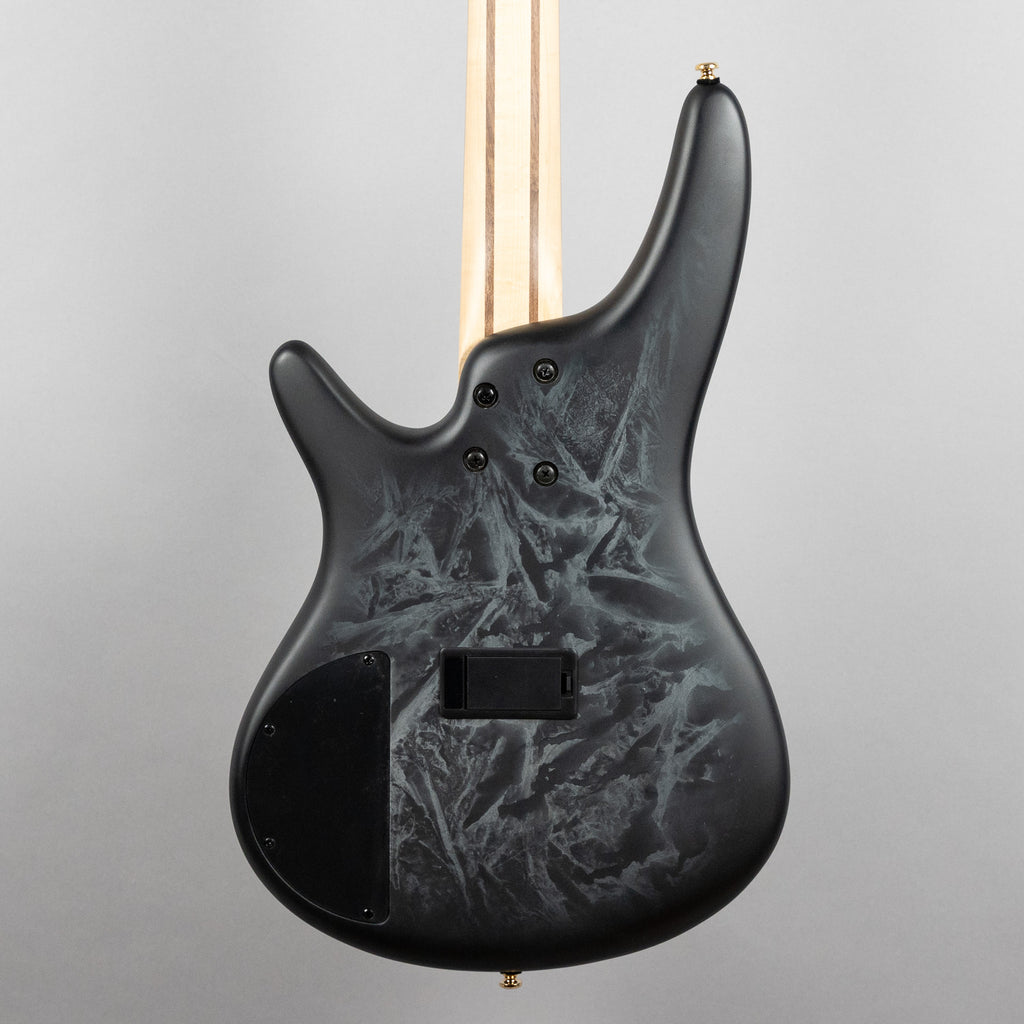 Ibanez SR300EDX SR Standard 4-String Bass Guitar, Black Ice Frozen Matte