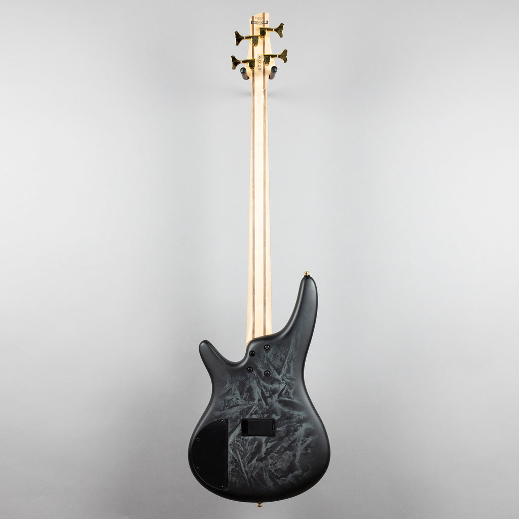 Ibanez SR300EDX SR Standard 4-String Bass Guitar, Black Ice Frozen Matte