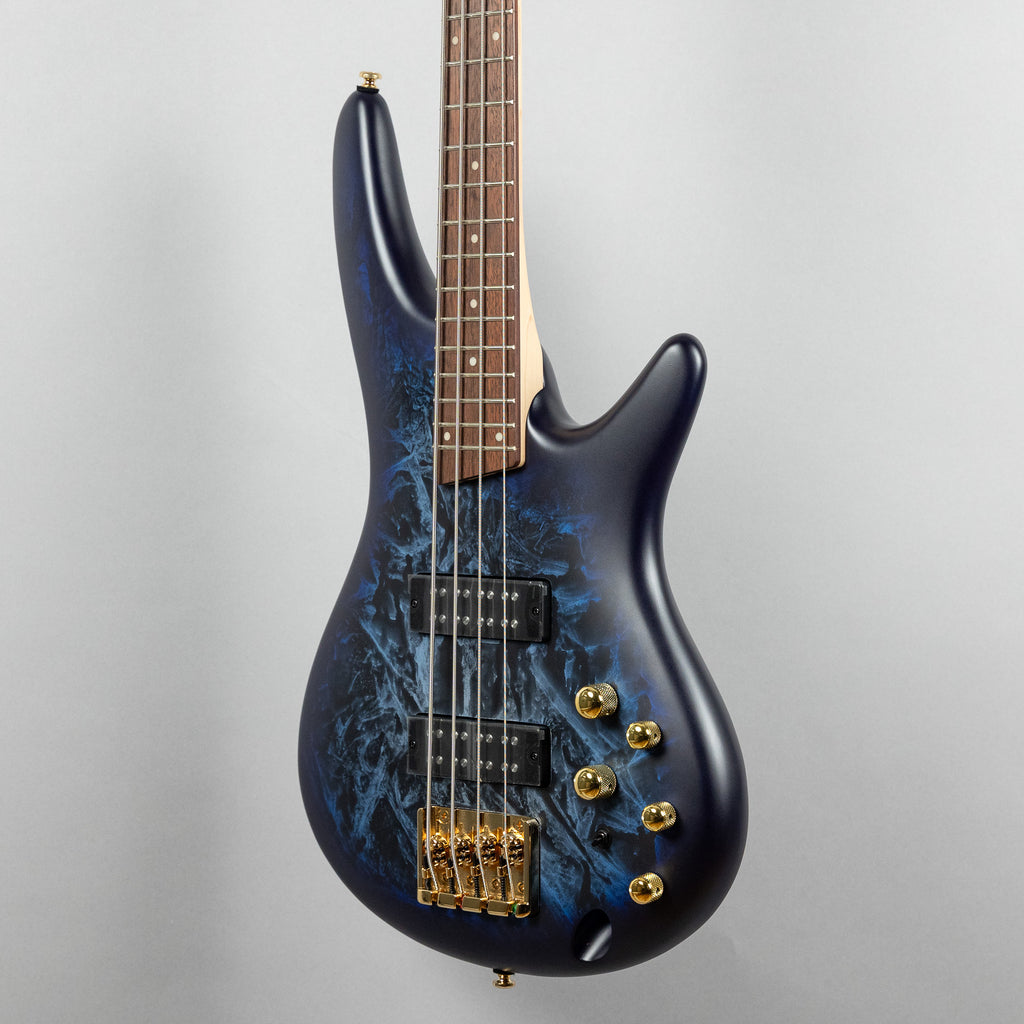 Ibanez SR300EDX SR Standard 4-String Bass, Cosmic Blue Frozen Matte