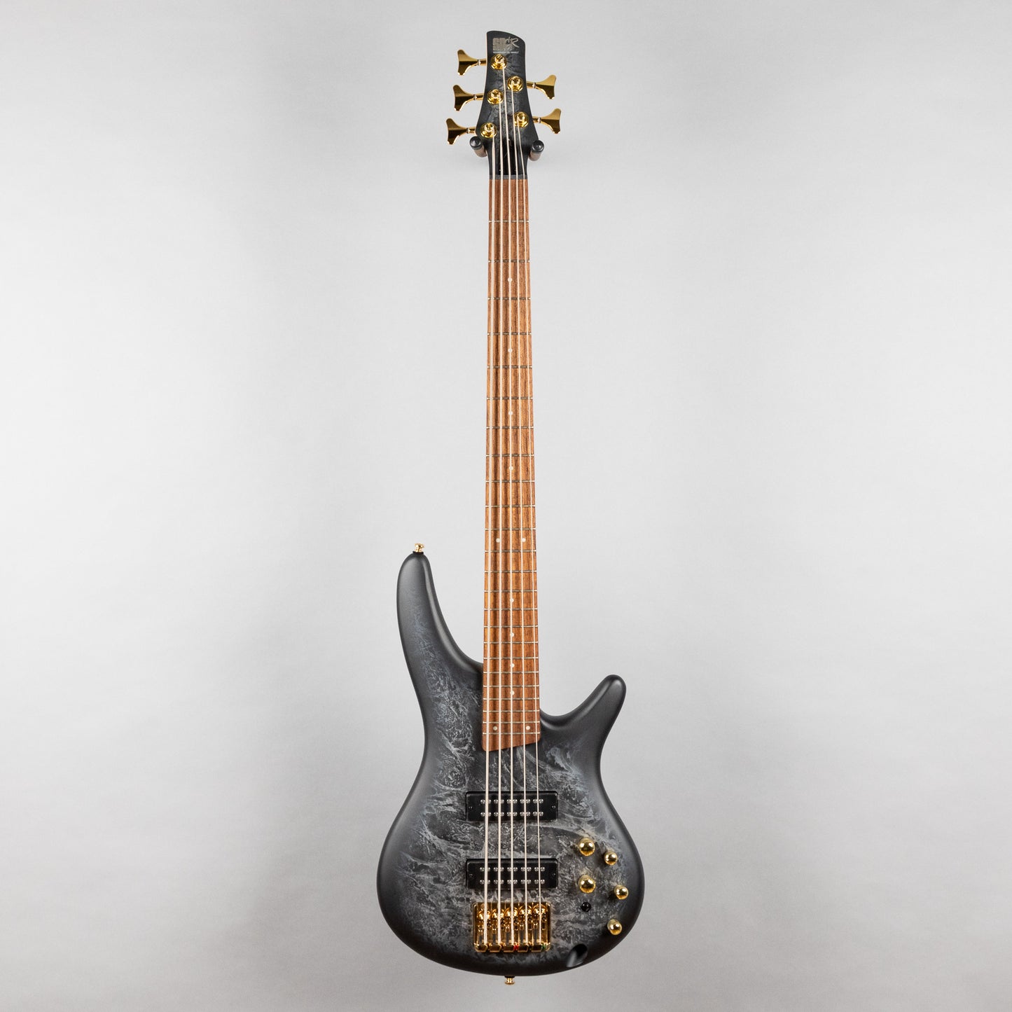 Ibanez SR305EDX SR Standard 5-String Bass, Black Ice Frozen Matte