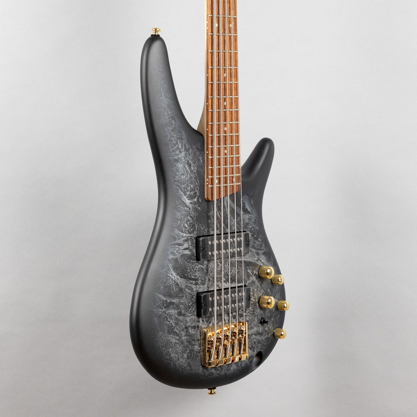 Ibanez SR305EDX SR Standard 5-String Bass, Black Ice Frozen Matte