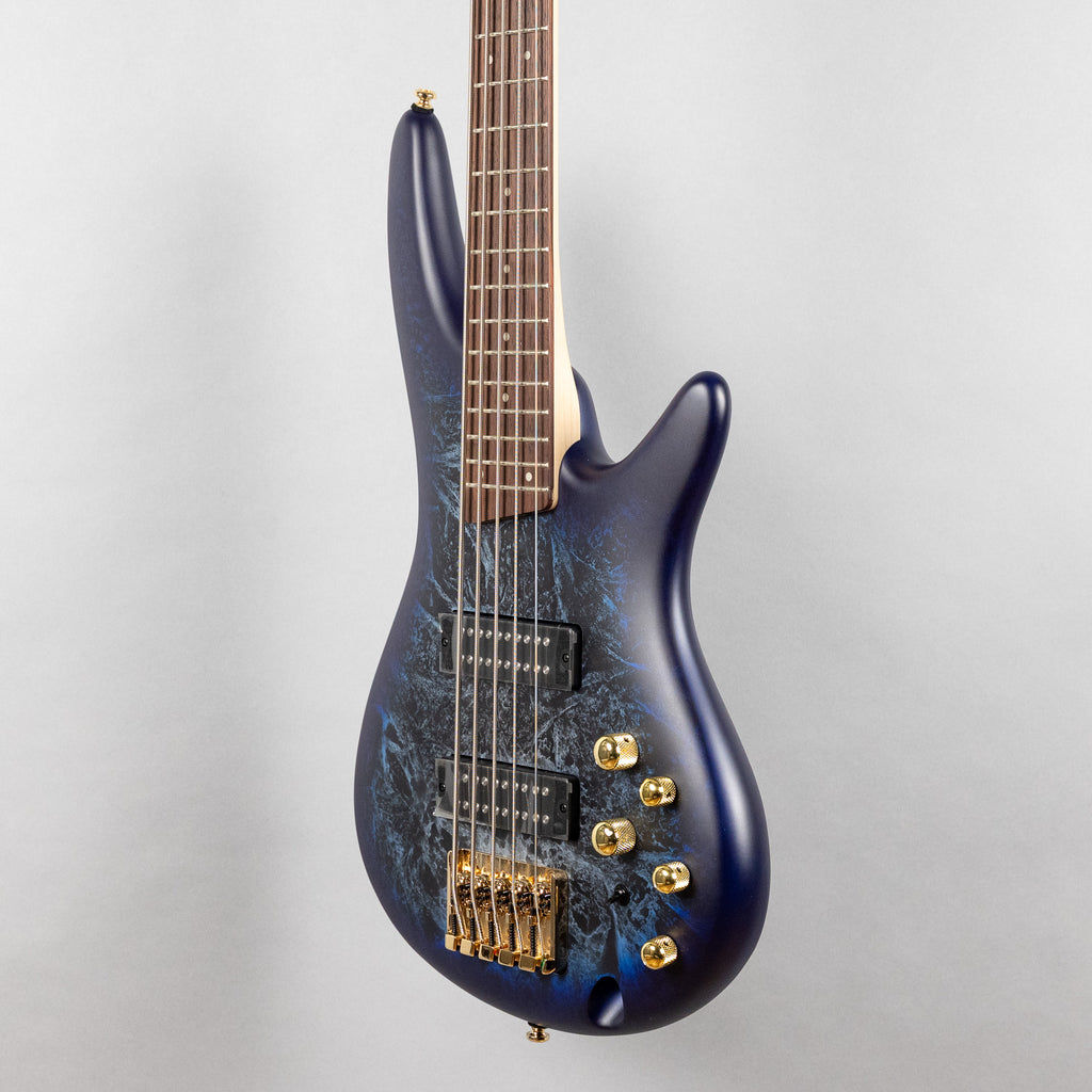 Ibanez SR305EDX SR Standard 5-String Bass, Cosmic Blue Frozen Matte