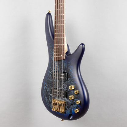 Ibanez SR305EDX SR Standard 5-String Bass, Cosmic Blue Frozen Matte