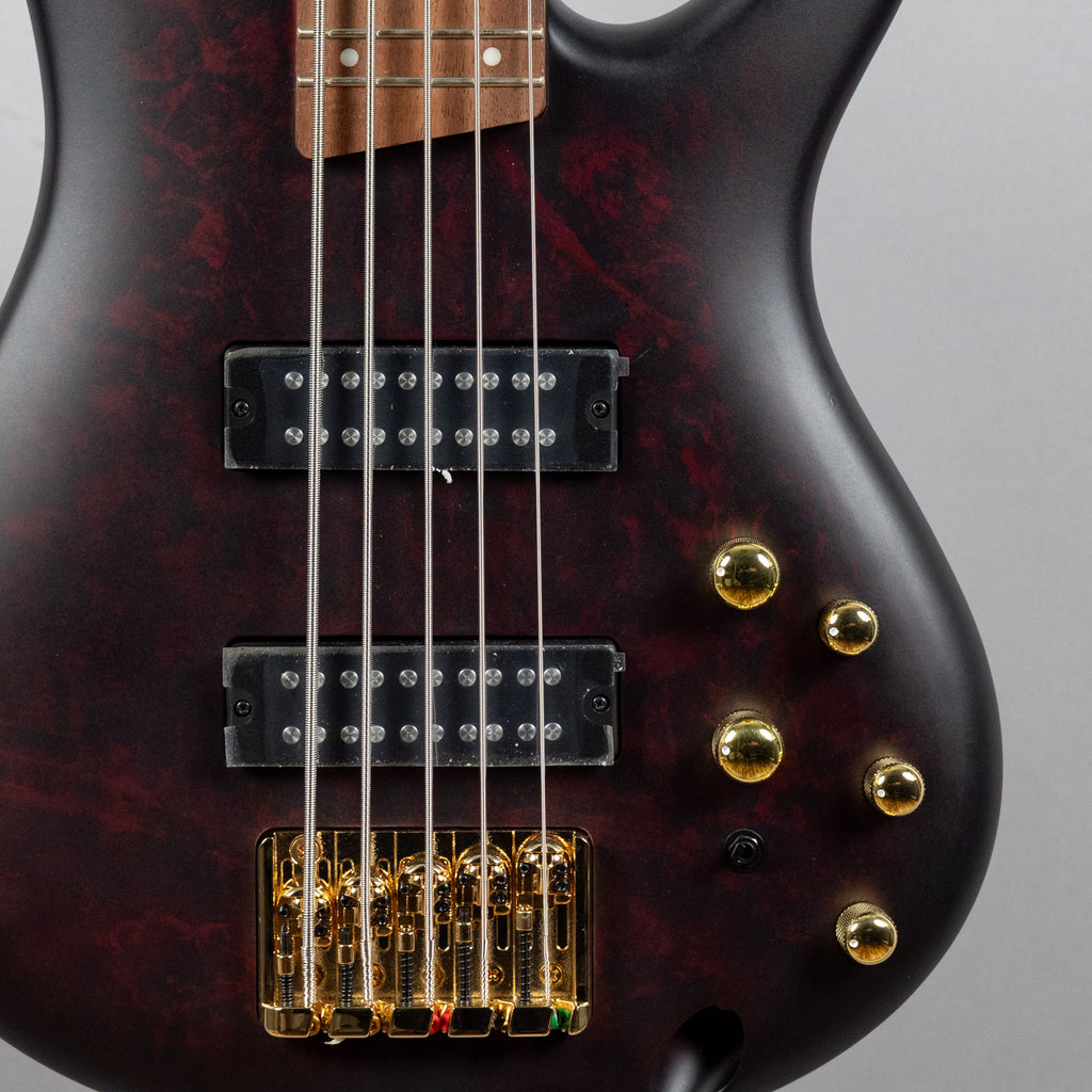 Ibanez SR305EDX SR Standard 5-String Bass, Wine Red Frozen Matte