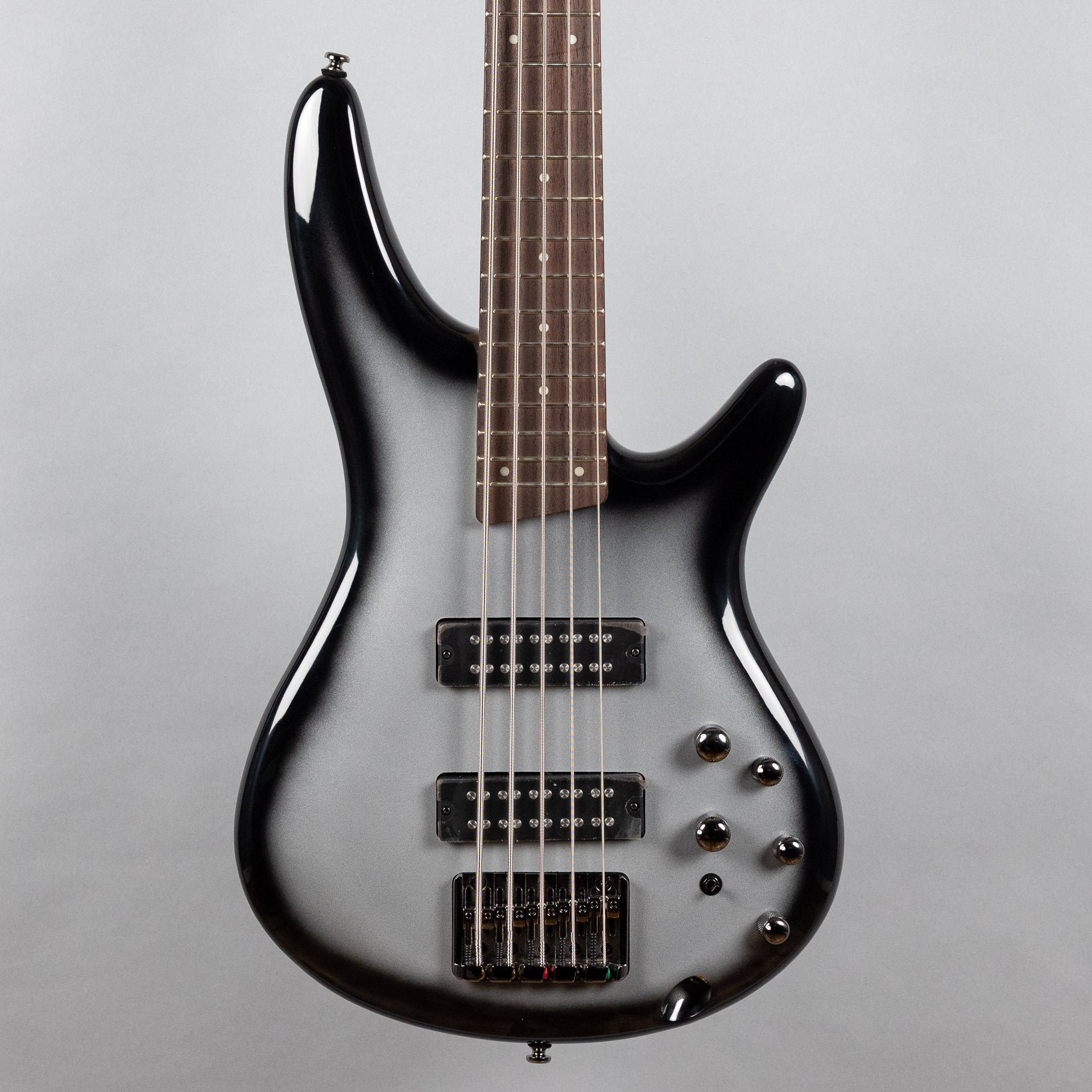 Ibanez SR305E SR Standard 5-String Bass, Metallic Silver Sunburst