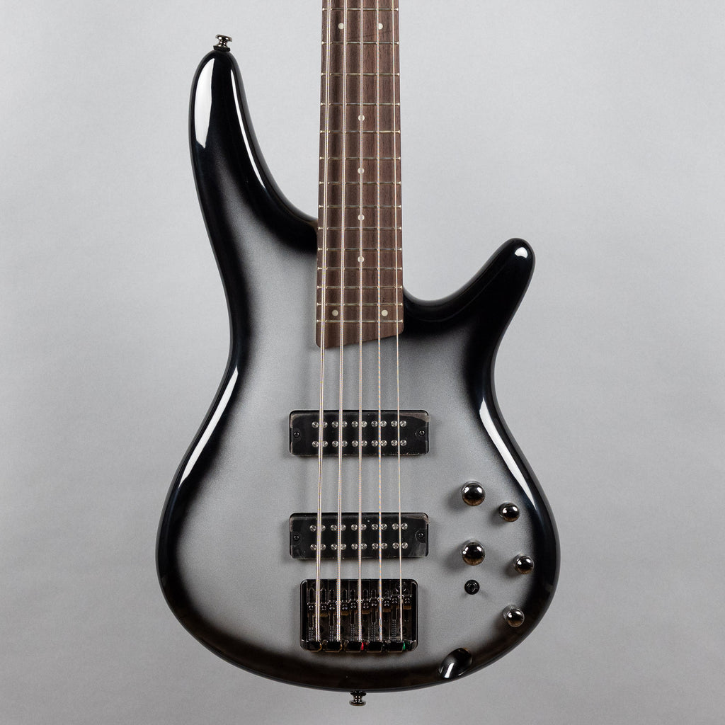Ibanez SR305E SR Standard 5-String Bass, Metallic Silver Sunburst