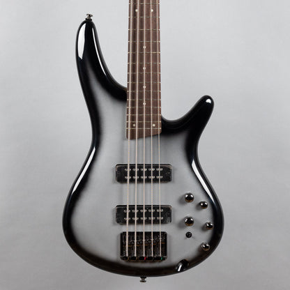 Ibanez SR305E SR Standard 5-String Bass, Metallic Silver Sunburst
