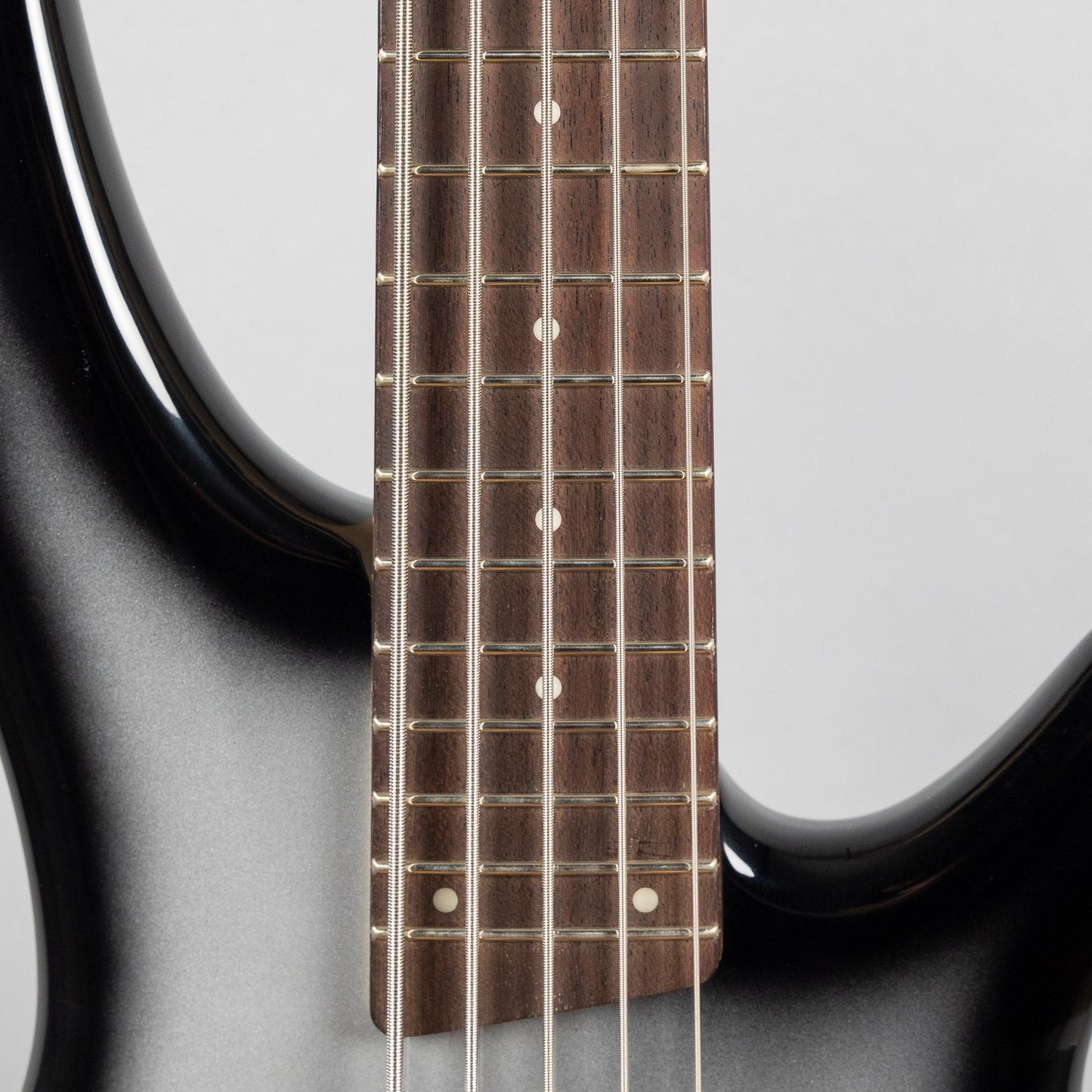 Ibanez SR305E SR Standard 5-String Bass, Metallic Silver Sunburst