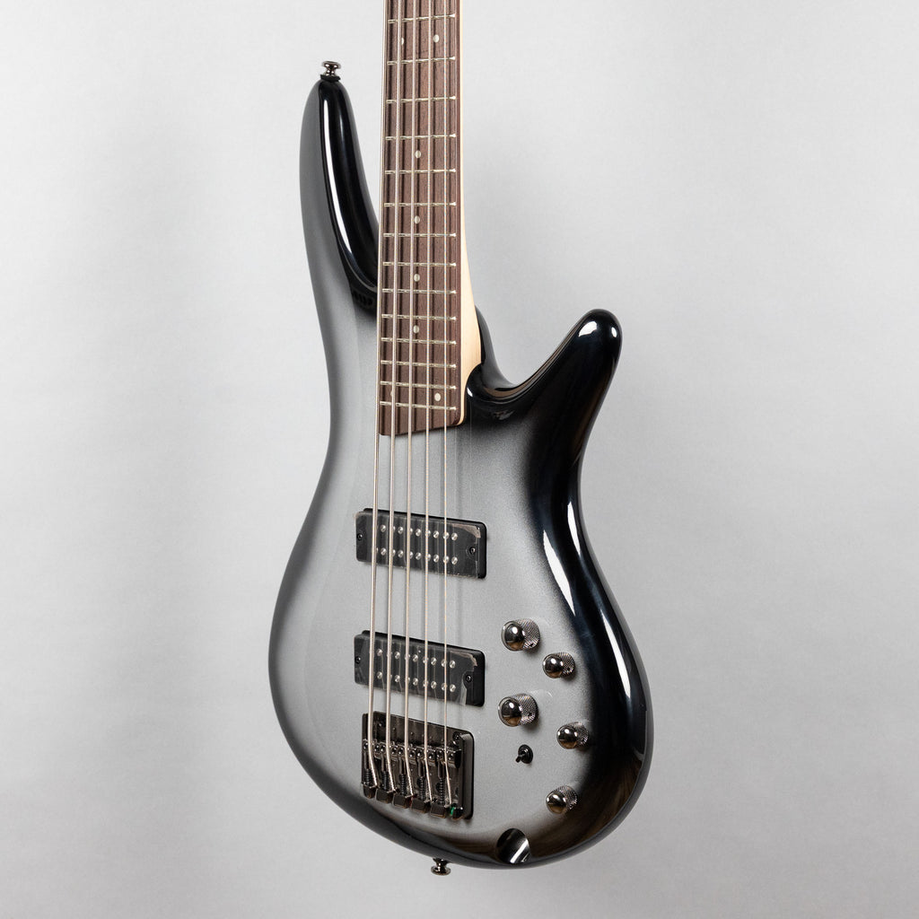 Ibanez SR305E SR Standard 5-String Bass, Metallic Silver Sunburst