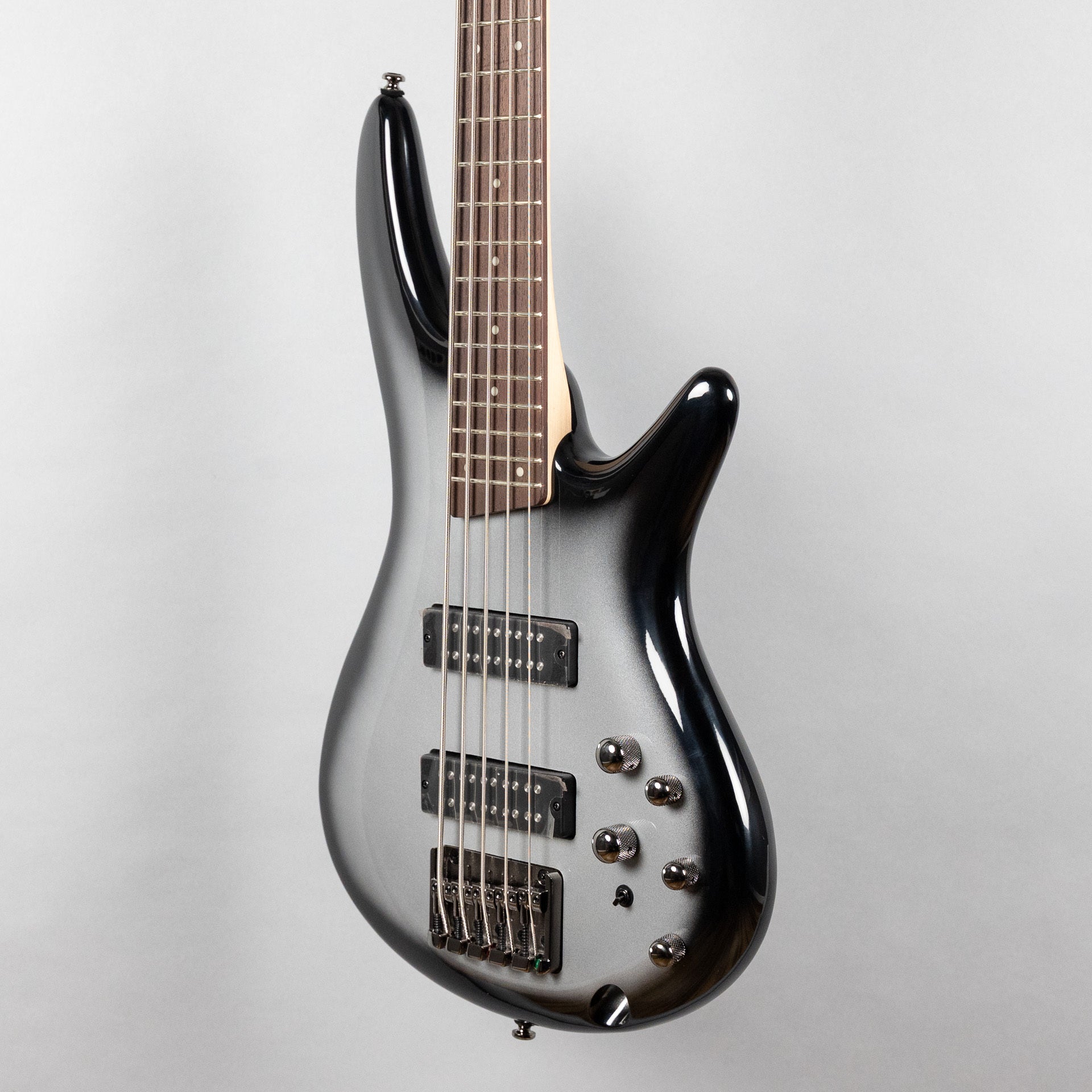 Ibanez SR305E SR Standard 5-String Bass, Metallic Silver Sunburst