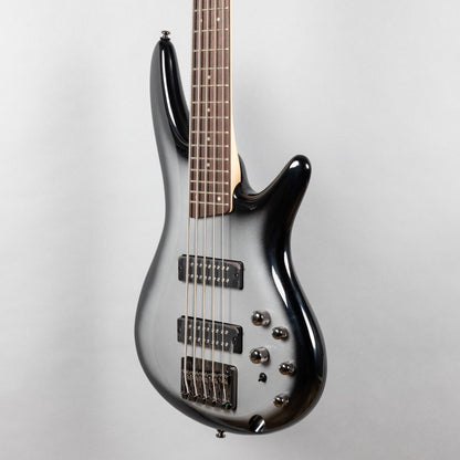 Ibanez SR305E SR Standard 5-String Bass, Metallic Silver Sunburst