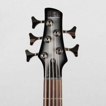 Ibanez SR305E SR Standard 5-String Bass, Metallic Silver Sunburst