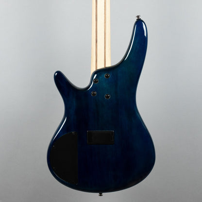 Ibanez SR400EQM-SCB SR Standard 4-String Bass, Stained Cosmic Blue Starburst