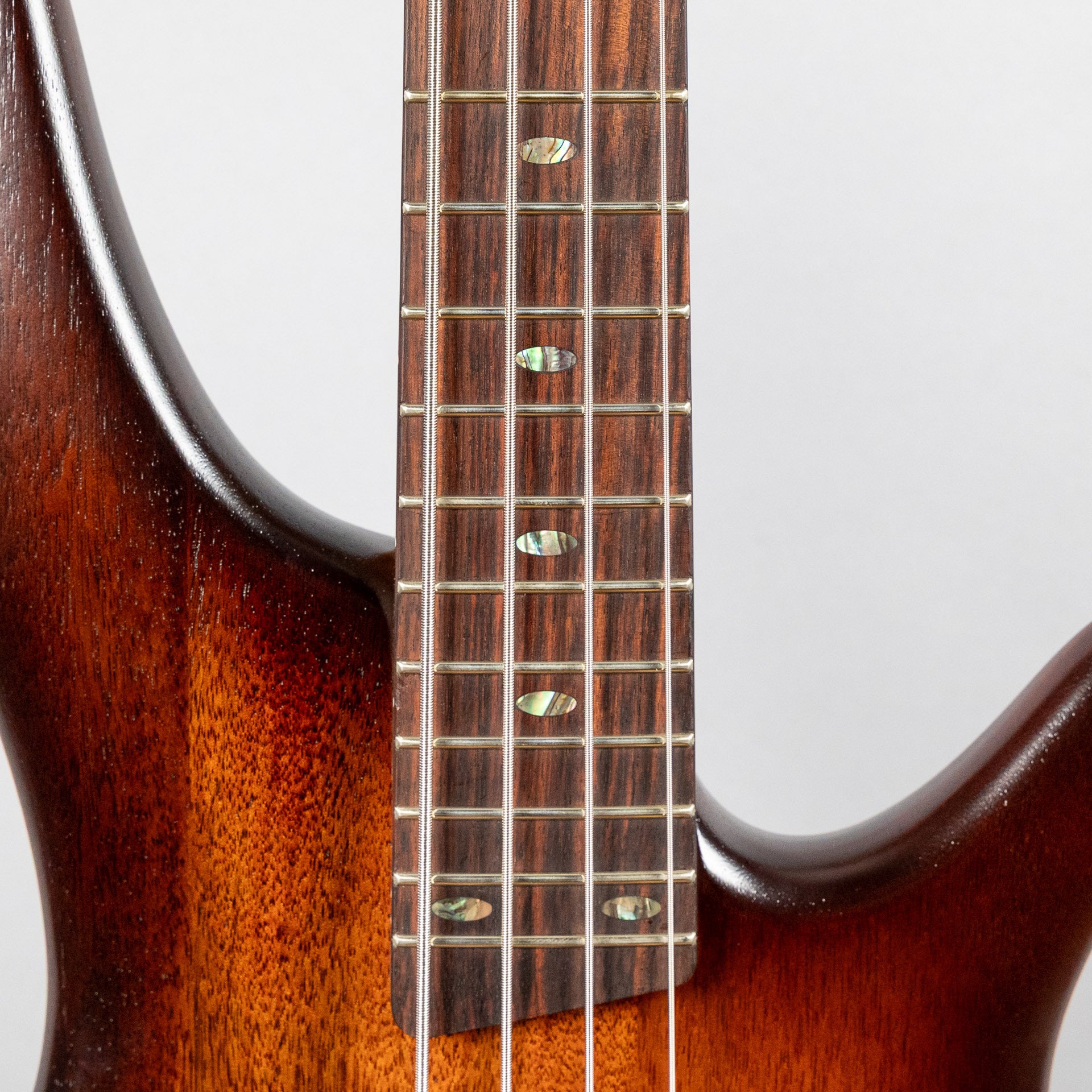 Ibanez SR500A SR Standard 4-String Bass Guitar, Mahogany Brown Burst Low Gloss