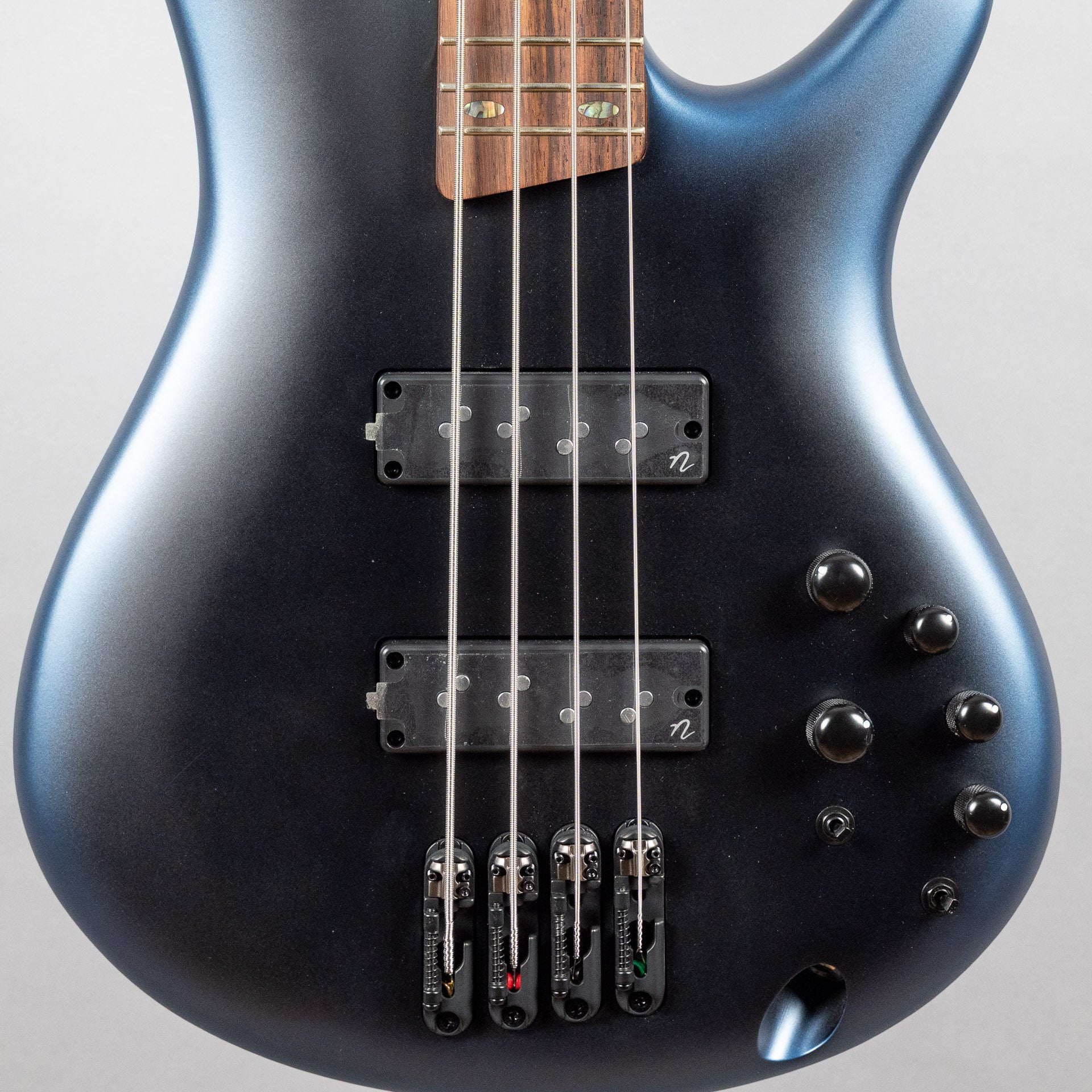 Ibanez SR500N SR Standard 4-String Bass Guitar, Midnight Arctic Ocean Matte