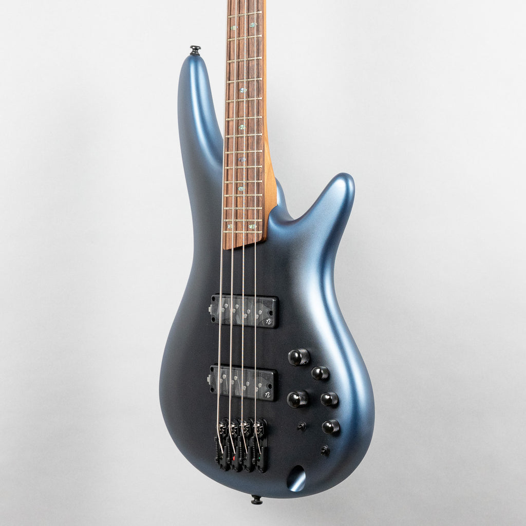 Ibanez SR500N SR Standard 4-String Bass Guitar, Midnight Arctic Ocean Matte