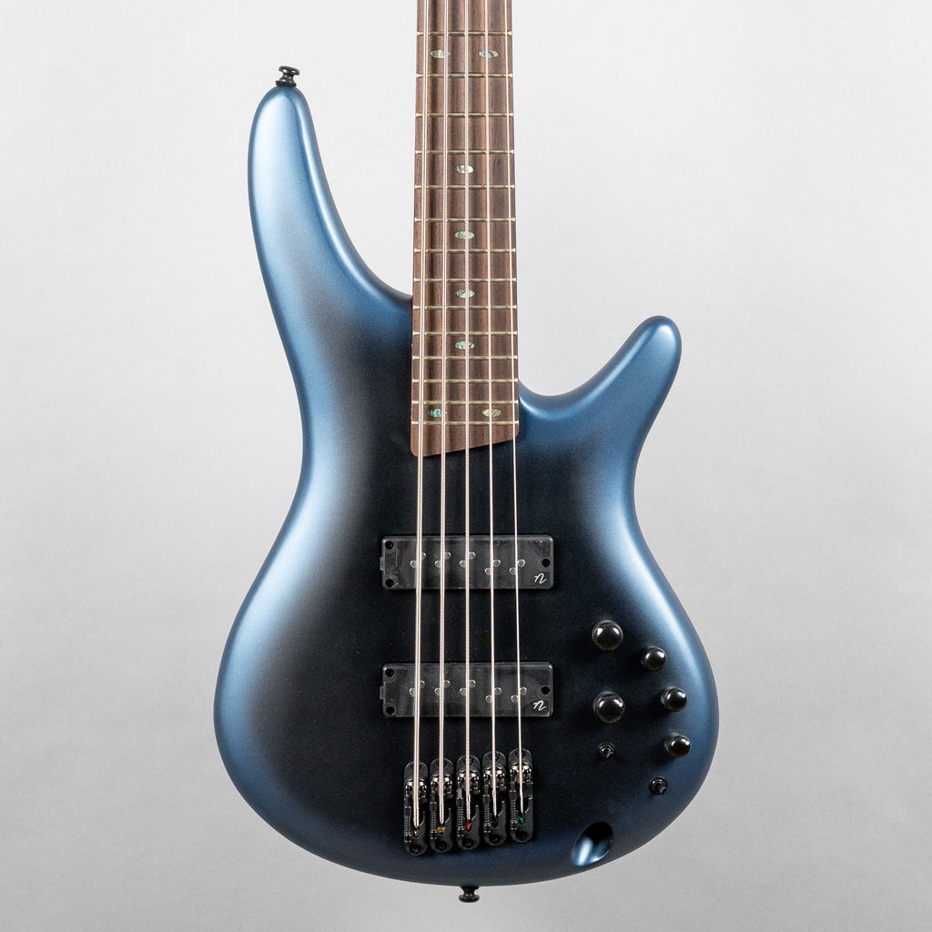 Ibanez SR505N SR Standard 5-String Bass Guitar, Midnight Arctic Ocean Matte