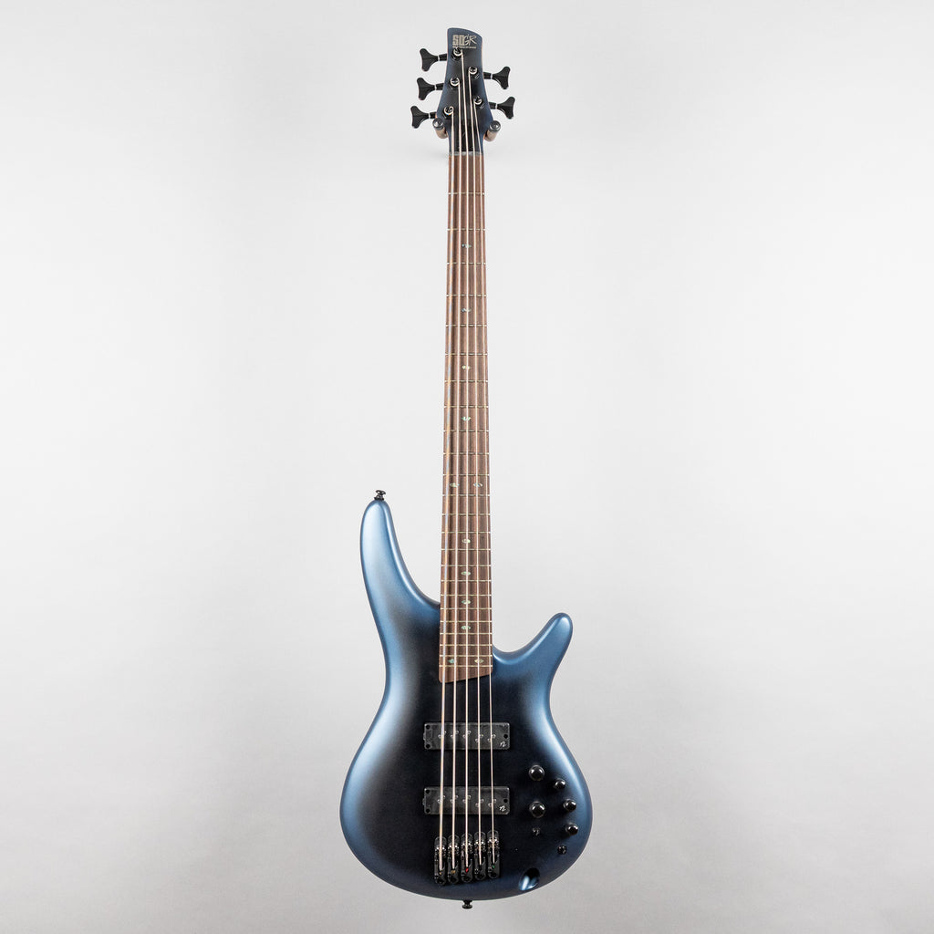 Ibanez SR505N SR Standard 5-String Bass Guitar, Midnight Arctic Ocean Matte