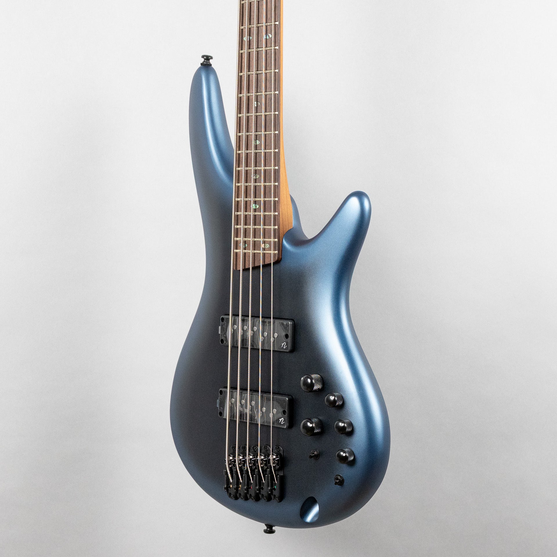Ibanez SR505N SR Standard 5-String Bass Guitar, Midnight Arctic Ocean Matte