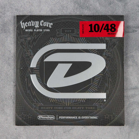 Dunlop Heavy Core Nickel Wound Electric Guitar Strings, 10-48, Heavy