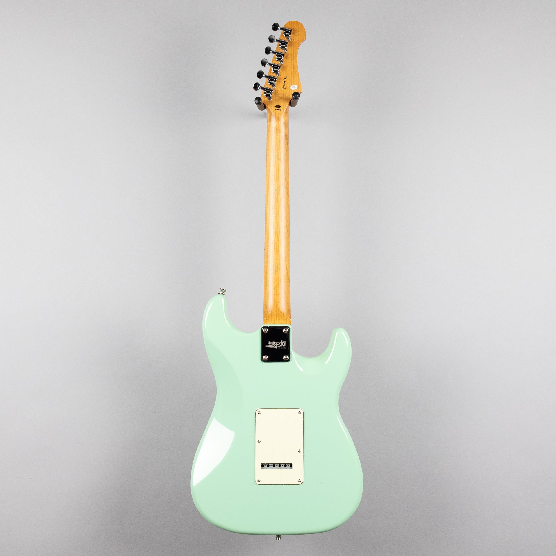 JET JS-300 SSS Left-Handed Electric Guitar, Sea Foam Green