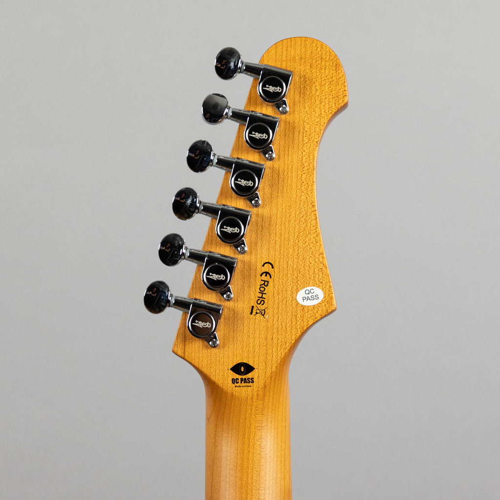 JET JS-300 SSS Left-Handed Electric Guitar, Sunburst
