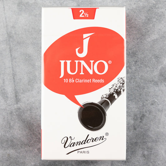 Juno Bb Clarinet Reeds, Strength 2.5 (Box of 10)