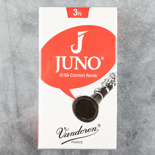 Juno Bb Clarinet Reeds, Strength 3.5 (Box of 10)
