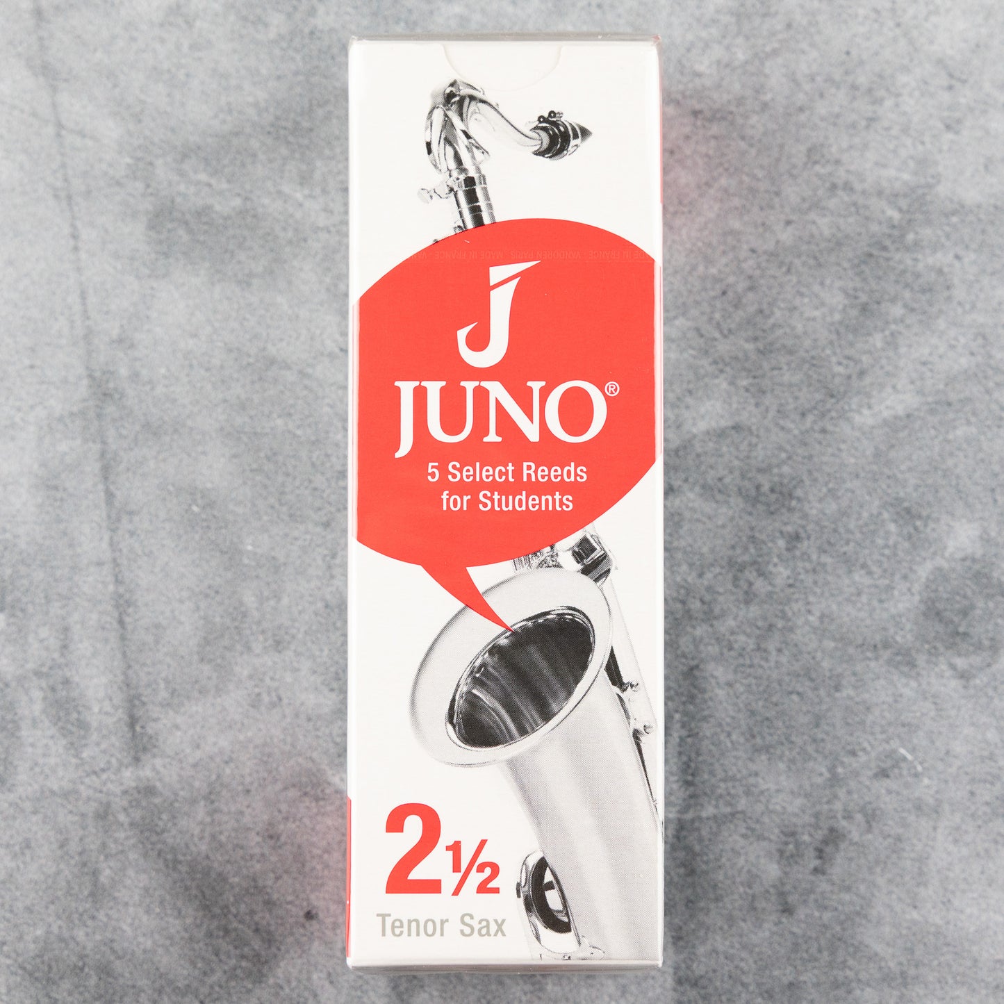 Juno Tenor Saxophone Reeds, Strength 2.5 (Box of 5)
