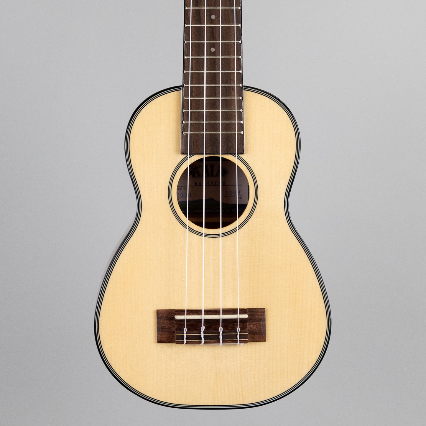 Kala Solid Spruce Top Mahogany Long Neck Soprano Ukulele