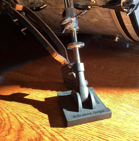 KBrakes Grips Attachment For Drumming On Hard Surfaces (Set of 2)