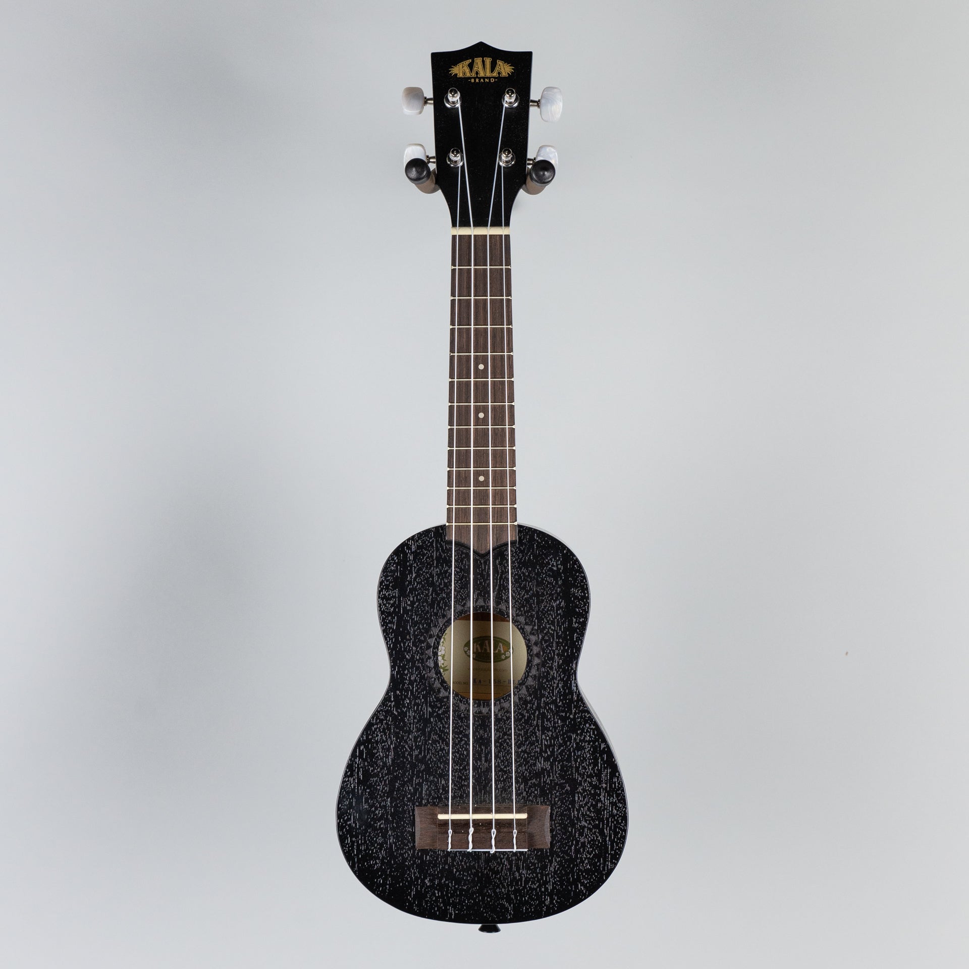Kala KA-15S Soprano Ukulele in Black Satin Mahogany